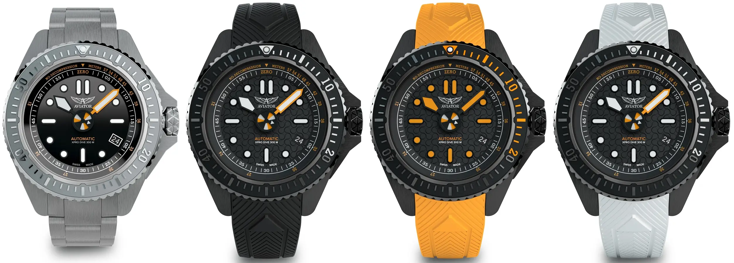 Aviator Swiss Made XPro Dive. Nowa, zaskakująca kolekcja zegarków nurkowych!